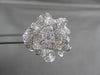 ANTIQUE MASSIVE FILIGREE 18KT WHITE FLOWER 4.67CT DIAMOND RING ONE OF A KIND!!!