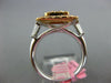 LARGE 1.91CT DIAMOND 18KT WHITE & ROSE GOLD 3D ROUND & BAGUETTE ANNIVERSARY RING