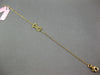 ESTATE .12CT FANCY YELLOW DIAMOND 18KT YELLOW GOLD 3D DOG BONE FUN BRACELET