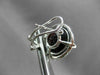 ESTATE 27.01CTW AAA SMOKY BLUE TOPAZ & DIAMOND 14KT WHITE GOLD CLIP ON EARRINGS
