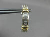 ESTATE LONG .70CT DIAMOND BAGUETTE 14KT 2 TONE GOLD UMBRELLA EARRINGS CUTE! 6162