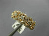 1.0CT DIAMOND 14KT ROSE GOLD 3D CIRCLE OF LIFE ETOILE LOVE KNOT ANNIVERSARY RING