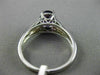 ESTATE 1.56CT DIAMOND & AMETHYST 14K WHITE GOLD 3D OVAL FILIGREE ENGAGEMENT RING