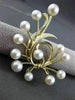 ESTATE LARGE 14KT YELLOW GOLD MIKIMOTO AAA SOUTH SEA PEARL BOW PIN BROOCH #23634