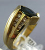 WIDE 1.23CT DIAMOND & AAA SAPPHIRE 14KT YELLOW GOLD 3D MARQUISE ENGAGEMENT RING