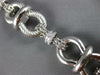 ESTATE LARGE 1.42CT DIAMOND 18K 2 TONE GOLD 3D LOVE KNOT ITALIAN LOVE BRACELET