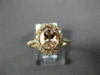 ESTATE WIDE 1.15CT DIAMOND & AAA MORGANITE 14K ROSE GOLD 3D HALO ENGAGEMENT RING