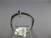 ESTATE .39CT AAA SAPPHIRE 18KT WHITE GOLD 3D CLASSIC 3D CROSS RING