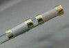 ESTATE LARGE 14K WHITE & YELLOW GOLD ITALIAN RECTANGULAR BAR CUFF LINKS #21201
