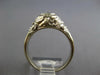 ANTIQUE ART DECO .36CT OLD MINE DIAMOND 18K WHITE GOLD 3D ENGAGEMENT RING #27191