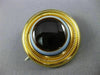 ESTATE EXTRA LARGE 14KT YELLOW GOLD EVIL EYE BARON ROTHSCHILD BROOCH PIN #26363