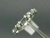 ESTATE .45CT ROUND & BAGUETTE DIAMOND & AAA EMERALD 14KT WHITE GOLD RING #4731