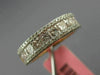 ESTATE 1.36CT WHITE & PINK DIAMOND 18K WHITE & ROSE GOLD 3D ANNIVERSARY RING