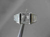ESTATE 1.8CT DIAMOND 14K WHITE GOLD GRADUATING SEMI MOUNT ENGAGEMENT RING #21143