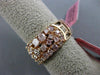 ESTATE WIDE 5.32CT WHITE & FANCY PINK DIAMOND 18KT ROSE GOLD 3D MULTI SHAPE RING