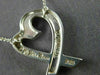 ESTATE TIFFANY & CO. 925 SILVER 3D CLASSIC OPEN HEART LOVE NECKLACE #26479
