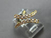 .39CT DIAMOND 18KT YELLOW GOLD 3D GRADUATING CRISS CROSS SNAKE FLEXIBLE FUN RING