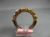 ESTATE WIDE 3.81CT PINK DIAMOND 18KT ROSE GOLD 3D MULTI SHAPE ANNIVERSARY RING
