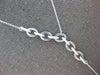 LARGE .55CT DIAMOND & AAA SOUTH SEA PEARL 14KT WHITE GOLD OVAL LARIAT NECKLACE