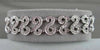 ANTIQUE WIDE 1.5CTW FILIGREE 14KT DIAMOND "S" DESIGN BRACELET