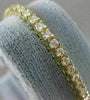 ESTATE 5.00CTW DIAMOND 14KT YELLOW GOLD LINE TENNIS BRACELET F/G VS 3MM #18411