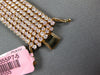 WIDE & LARGE 16.02CT LIGHT PINK DIAMOND 18KT ROSE GOLD MULTI ROW TENNIS BRACELET