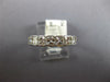 ESTATE 1.42CT DIAMOND 14KT WHITE GOLD 3D PRINCESS BEZEL 7 STONE ANNIVERSARY RING