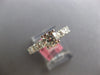 ESTATE 1.44CT DIAMOND 18KT WHITE GOLD ROUND LUCIDA 3/4 ETERNITY ENGAGEMENT RING