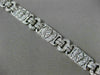 ANTIQUE LARGE 4.06CT DIAMOND PLATINUM 3D MARQUISE SHAPE OVAL TENNIS BRACELET