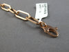 WIDE & LONG 1.68CT DIAMOND 14KT ROSE GOLD 3D CLASSIC OVAL LINK TENNIS BRACELET