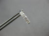 1.02CT DIAMOND 18KT WHITE GOLD 3D 3 STONE PAST PRESENT FUTURE LEVERBACK EARRINGS
