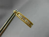 ESTATE .50CT DIAMOND 14KT YELLOW GOLD 3D HOOP CHANNEL HUGGIE EARRINGS #20942