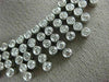 ANTIQUE LARGE 5.98CT DIAMOND 14KT WHITE GOLD BEZEL MULTI STRAND NECKLACE #17322