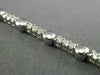 ESTATE LONG 1.87CT ROUND DIAMOND 14KT WHITE GOLD BEADED TENNIS BRACELET #21896