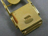 ANTIQUE WIDE 21K & 14K YELLOW GOLD JULES JERGENSON SWISS WATCH 18MM 7.75" #20176