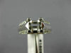 ESTATE .30CT DIAMOND 14K WHITE GOLD 3D TENSION SEMI MOUNT ENGAGEMENT RING #16097