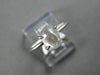 1.62CT SALT & PEPPER DIAMOND 18KT WHITE GOLD 3D OVAL SOLITAIRE ENGAGEMENT RING