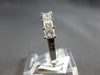ESTATE 1.27CT DIAMOND 14K WHITE GOLD PRINCESS INVISIBLE WEDDING ANNIVERSARY RING