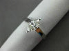 ESTATE MARQUISE DIAMOND 14KT WHITE GOLD SOLITAIRE ENGAGEMENT RING F VS #20206
