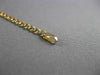 ESTATE LONG 14KT YELLOW GOLD 3D CLASSIC HEART LOVE LINK BRACELET #26015