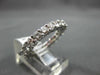3.0CT ROUND DIAMOND 14K WHITE GOLD 3D SHARE PRONG ETERNITY ANNIVERSARY RING 1352