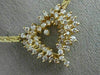 ESTATE 1.20CT DIAMOND 14KT YELLOW GOLD CLASSIC FANCY OPEN HEART NECKLACE #6034