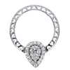 .52CT DIAMOND 18KT WHITE GOLD 3D MULTI SHAPE HALO INTERCHANGEABLE RING PENDANT