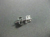 ESTATE .50CT PRINCESS CUT DIAMOND 14KT WHITE GOLD SOLITAIRE EARRINGS #22061