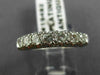 ANTIQUE .75CT DIAMOND PLATINUM CLASSIC FILIGREE WEDDING ANNIVERSARY RING #19482