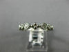 ESTATE .36CT DIAMOND 14K WHITE GOLD 3D FLOWER FILIGREE WEDDING ANNIVERSARY RING