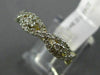 ESTATE .33CT DIAMOND 14KT YELLOW GOLD THREE STONE SEMI ETERNITY ANNIVERSARY RING