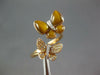 ESTATE .03CT DIAMOND & AAA TIGER EYE 18KT ROSE GOLD DOUBLE BUTTERFLY LOVE RING