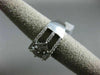 ESTATE WIDE 1CT ROUND & PRINCESS DIAMONDS 14KT WHITE GOLD 3D SEMI ETERNITY RING