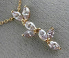 GIA 1.44CT FANCY PINK DIAMOND 18KT WHITE & ROSE GOLD FLOWER BY THE YARD NECKLACE